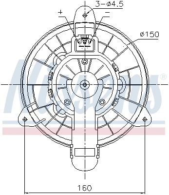 Ventilator habitaclu Ava Quality Cooling FD8727