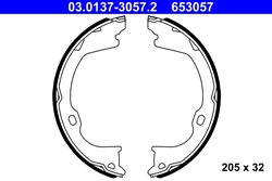 Set saboti frana ATE 03.0137-3057.2