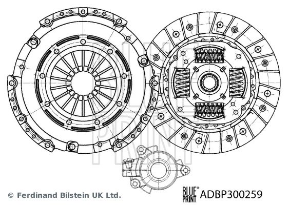 SET AMBREIAJ BLUE PRINT ADBP300259 - Compatibil cu SUZUKI