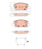 Set placute frana TRW GDB2541