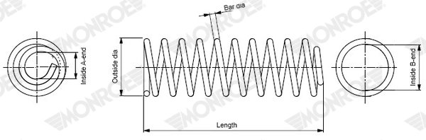 ARC SUSPENSIE MONROE SP4611 - Compatibil cu MINI