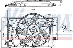 Ventilator radiator racire Nissens 85656