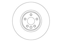 DISC FRANA TRW DF6724S - Compatibil cu VOLVO