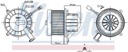 VENTILATOR HABITACLU NISSENS 87638 - Compatibil cu MERCEDES-BENZ