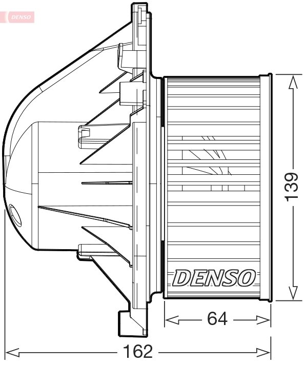 Ventilator habitaclu Denso DEA05011