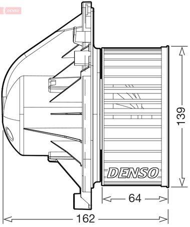Ventilator habitaclu Denso DEA05011