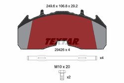 SET PLACUTE FRANA TEXTAR 2942602 - Compatibil cu SCANIA