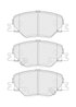 SET PLACUTE FRANA FERODO FDB5522 - Compatibil cu OPEL, VAUXHALL