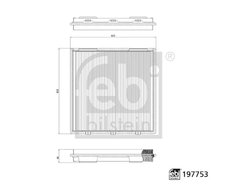 Filtru aer habitaclu Febi Bilstein 197753