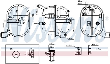 Vas expansiune lichid racire Nissens 996330