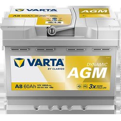 BATERIE DE PORNIRE VARTA 560901068K262 - Compatibil cu ABARTH, ALFA ROMEO, ALPINA, AUDI, BMW, CASE IH, CHEVROLET, CHRYSLER, CITR