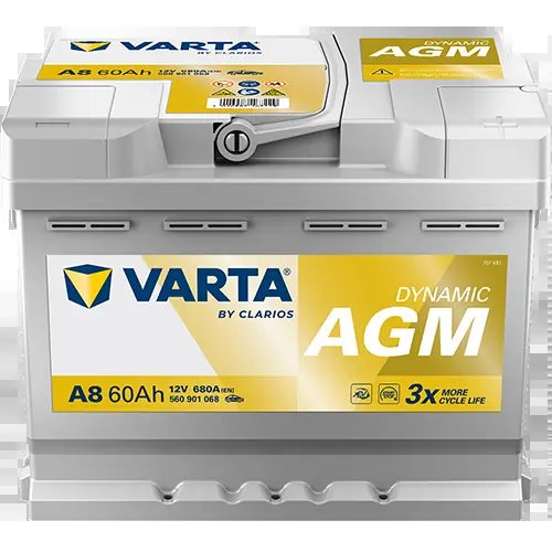 BATERIE DE PORNIRE VARTA 560901068K262 - Compatibil cu ABARTH, ALFA ROMEO, ALPINA, AUDI, BMW, CASE IH, CHEVROLET, CHRYSLER, CITR