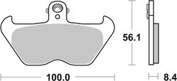 SET PLACUTE FRANA BREMBO 07BB24LA - Piesa auto compatibila cu mai multe marci