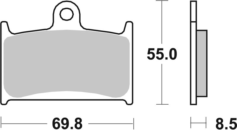 SET PLACUTE FRANA BREMBO 07SU14LA - Piesa auto compatibila cu mai multe marci