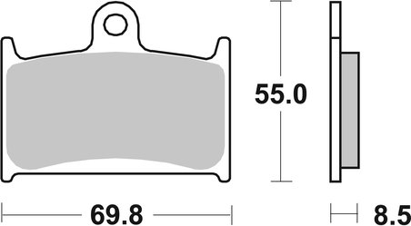 SET PLACUTE FRANA BREMBO 07SU14LA - Piesa auto compatibila cu mai multe marci
