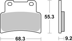 Set placute frana Brembo 07GR77SA
