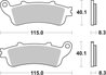 SET PLACUTE FRANA BREMBO 07072XS - Piesa auto compatibila cu mai multe marci