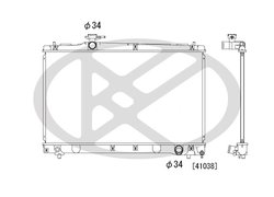 Radiator racire motor KOYORAD PL012129R