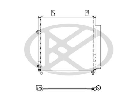 RADIATOR CLIMATIZARE KOYORAD CD031211 - Compatibil cu MITSUBISHI