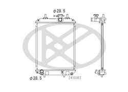 Radiator racire motor KOYORAD PL072513