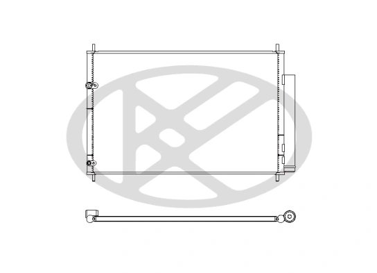 RADIATOR CLIMATIZARE KOYORAD CD010374M - Compatibil cu TOYOTA