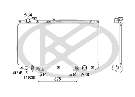 Radiator racire motor KOYORAD PL010646T