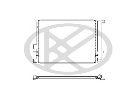 RADIATOR CLIMATIZARE KOYORAD CD810543 - Piesa auto compatibila cu mai multe marci