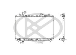 Radiator racire motor KOYORAD PL822488