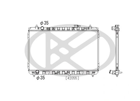 Radiator racire motor KOYORAD PL822488