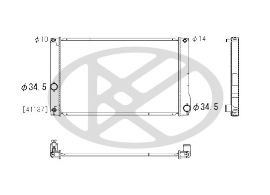 Radiator racire motor KOYORAD PL012295R