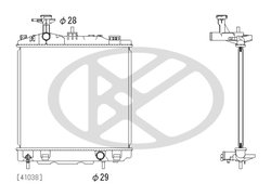 Radiator racire motor KOYORAD PL033065