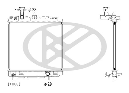 Radiator racire motor KOYORAD PL033065