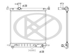 Radiator racire motor KOYORAD PL023128