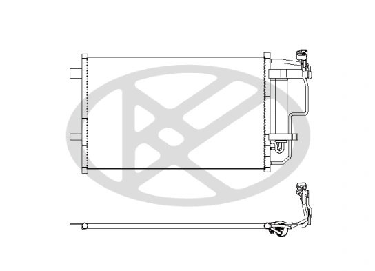 RADIATOR CLIMATIZARE KOYORAD CD060485 - Compatibil cu MAZDA