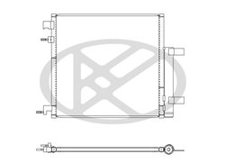 RADIATOR CLIMATIZARE KOYORAD CD311001 - Piesa auto compatibila cu mai multe marci