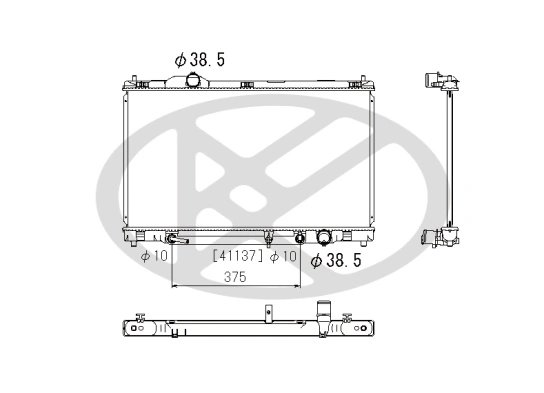 Radiator racire motor KOYORAD PL012715