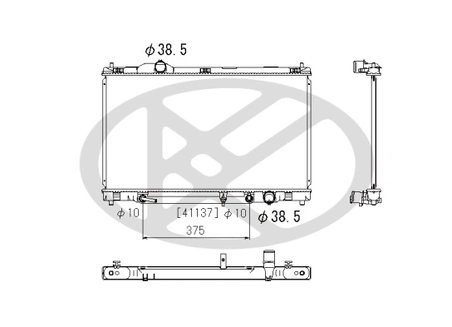 Radiator racire motor KOYORAD PL012715