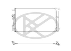 RADIATOR CLIMATIZARE KOYORAD CD811300M - Compatibil cu HYUNDAI, KIA