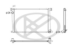 Radiator racire motor KOYORAD PL422958