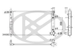 RADIATOR RACIRE MOTOR KOYORAD PL031647 - Compatibil cu MITSUBISHI
