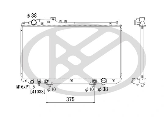 Radiator racire motor KOYORAD PL011544
