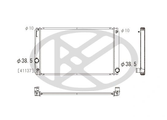 Radiator racire motor KOYORAD PL011958