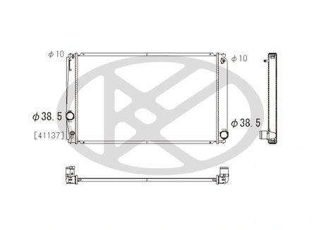 Radiator racire motor KOYORAD PL011958