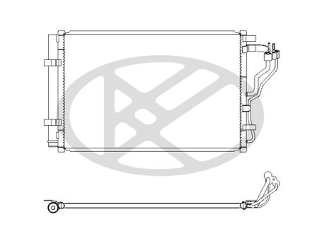 RADIATOR CLIMATIZARE KOYORAD CD811033 - Compatibil cu HYUNDAI, KIA