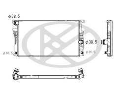 RADIATOR RACIRE MOTOR KOYORAD PL422945 - Compatibil cu BMW