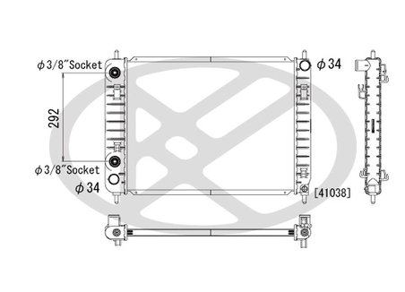 Radiator racire motor KOYORAD PL311908R