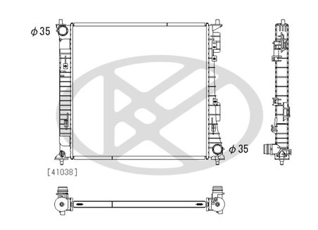 Radiator racire motor KOYORAD PL823854