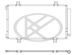 RADIATOR CLIMATIZARE KOYORAD CD100927 - Piesa auto compatibila cu mai multe marci