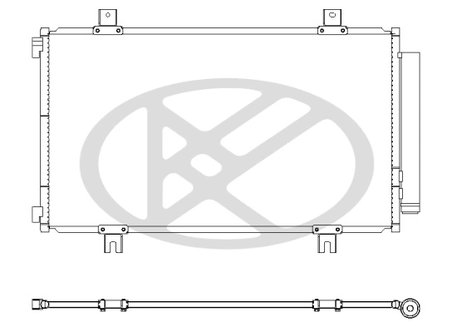RADIATOR CLIMATIZARE KOYORAD CD100927 - Piesa auto compatibila cu mai multe marci