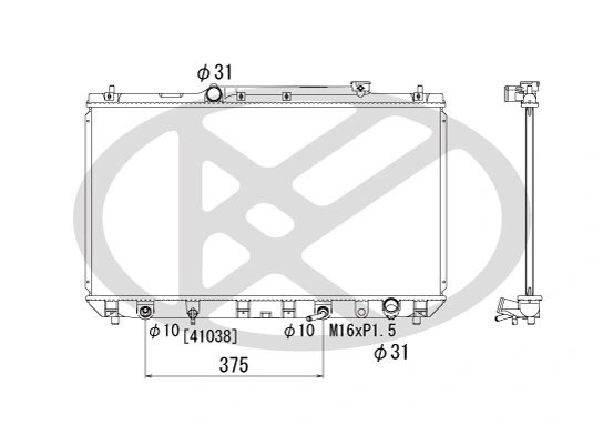 Radiator racire motor KOYORAD PL010629